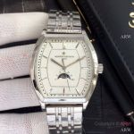 Copy Vacheron Constantin Malte Moon phase Stainless Steel Watch Warranty